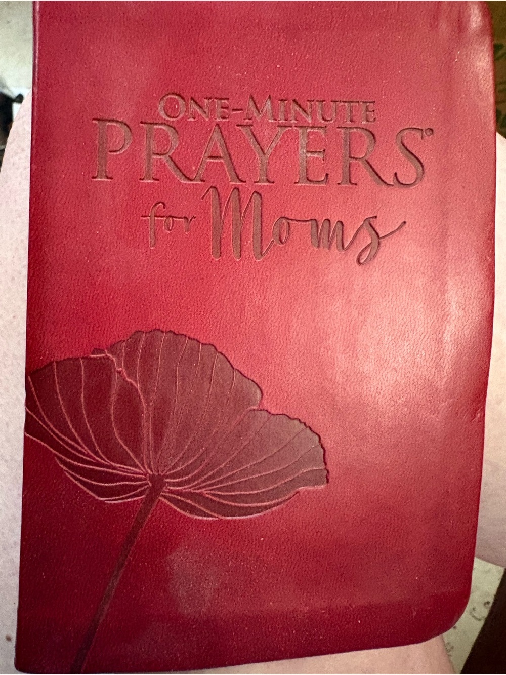 Mom, Come Rest for a Moment Devotional Journal - Teal and Red